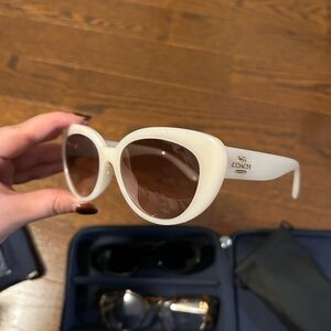 Coach Women's White Sunglasses